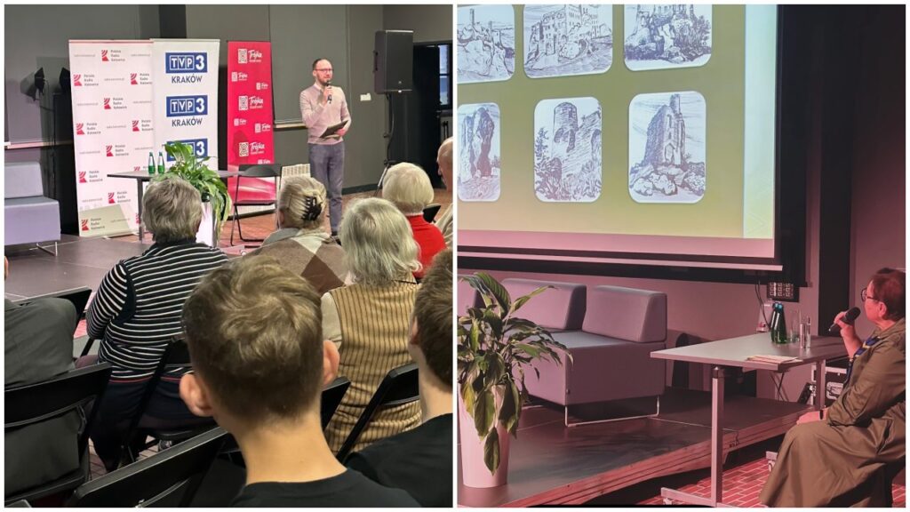 Harcerze na jurze - fotografia z prelekcji w Muzeum Śląskim