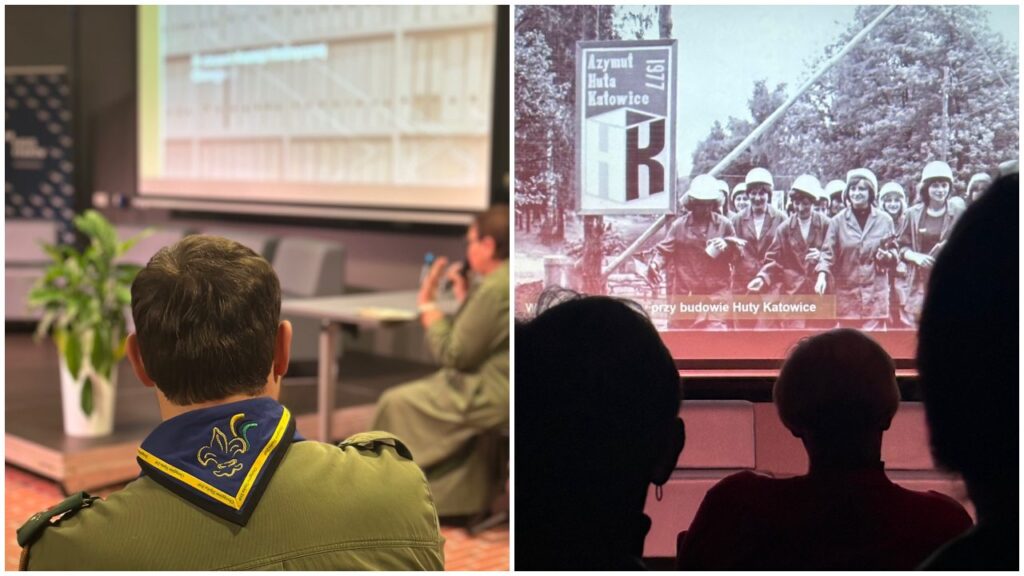Harcerze na jurze - fotografia z prelekcji w Muzeum Śląskim - fot. Muzeum Śląskie
